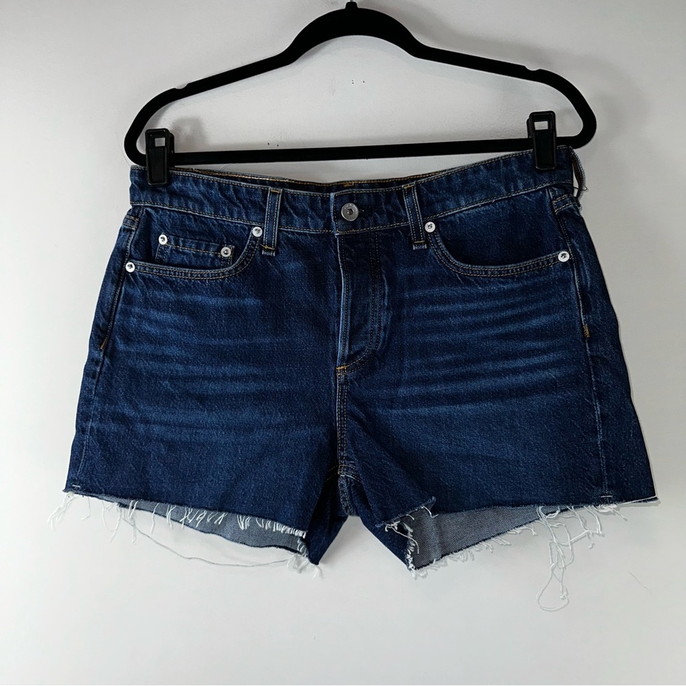 Rag & Bone Dre Low Rise Denim Cut Off 90s Y2K Blue Women Shorts Size 29